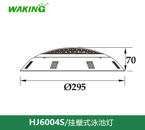 挂壁式泳池灯HJ6004S
